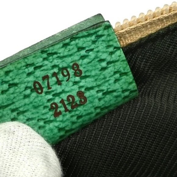 Gucci Brown Green GG Handbag 07198 2123 - Picture 7 of 9